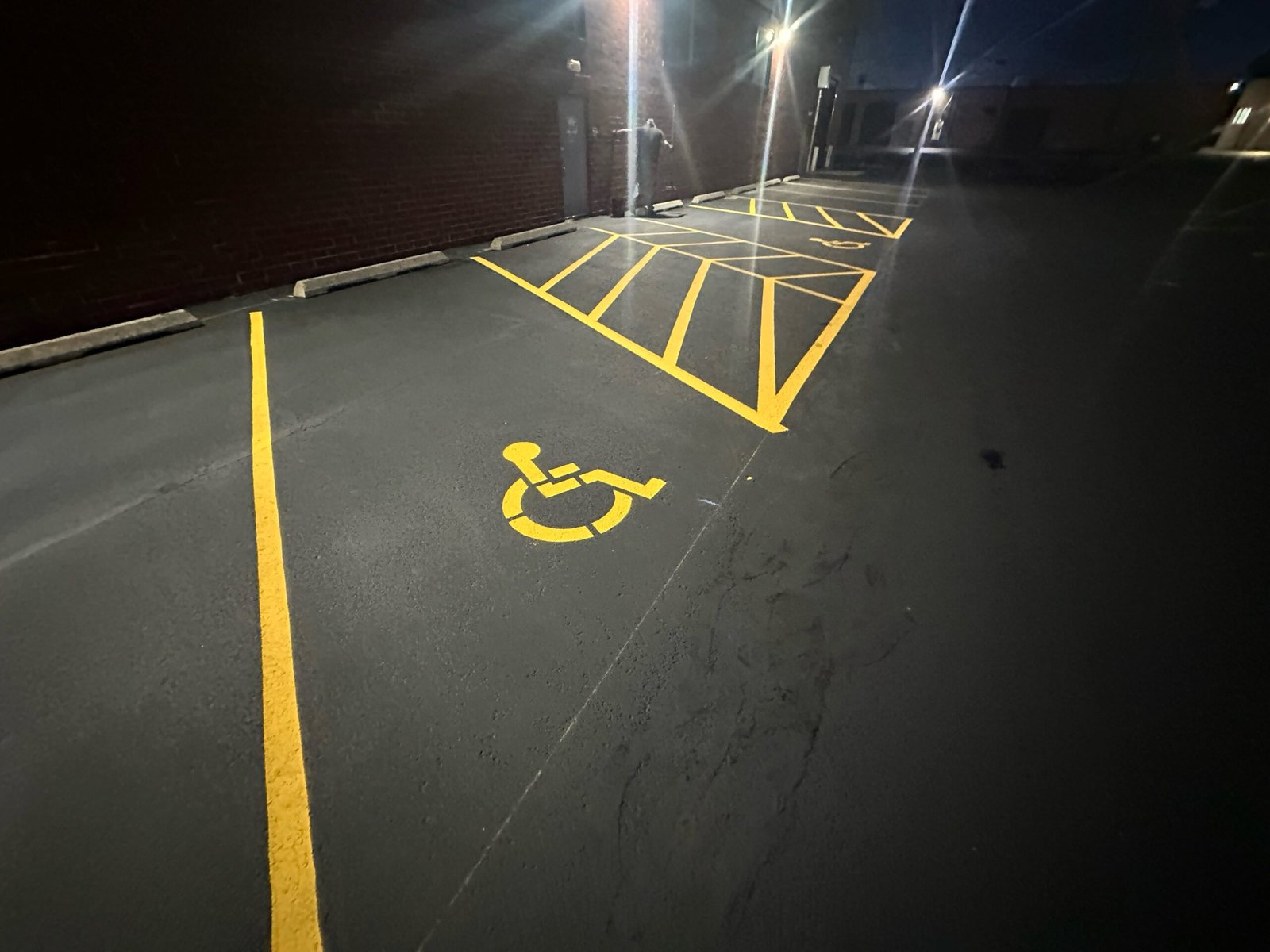 Asphalt maintenance project